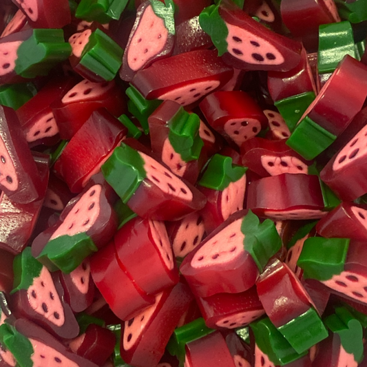 Strawberry Liquorice Slices 100g