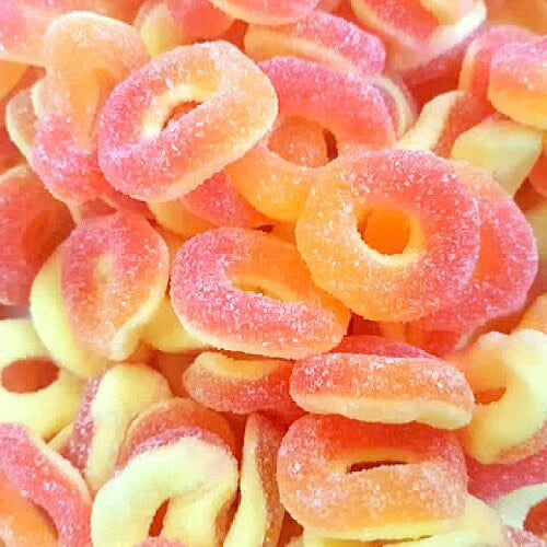 Sour Peach Rings 100g