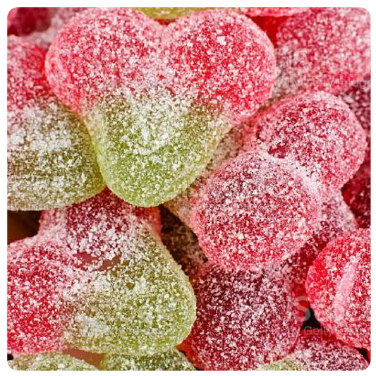 Fizzy Twin Cherry Sweets