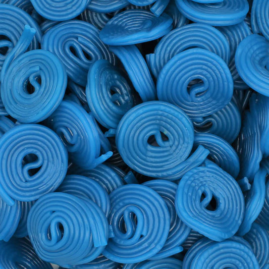 Liquorice Blue Raspberry Wheel sweets